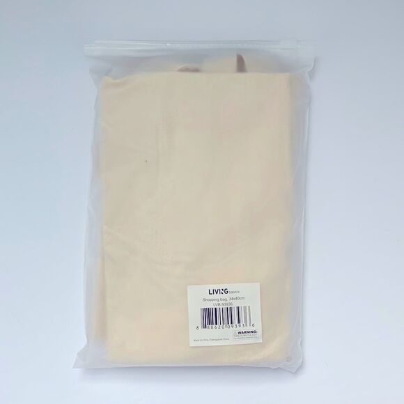 Cotton Canvas Shopping Tote NEW - Picture 4 of 4